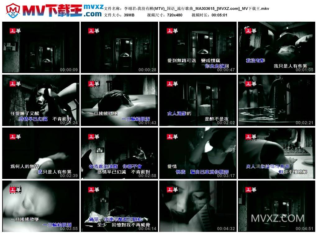 李翊君-我没有醉(MTV)_国语_流行歌曲_MA303615
